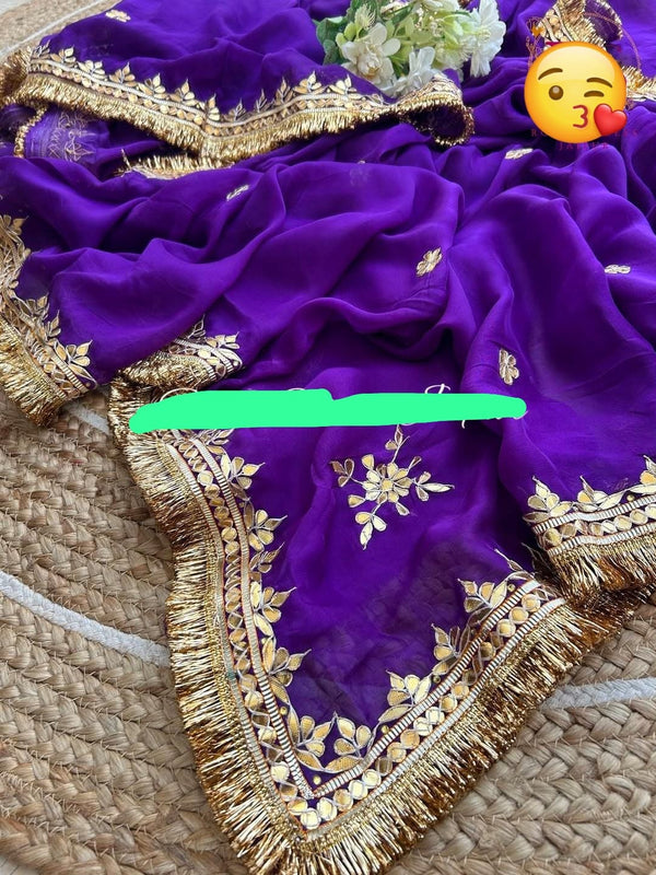 Semi Chiffon Saree