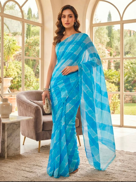 Leheriya Saree