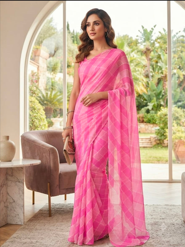Leheriya Saree