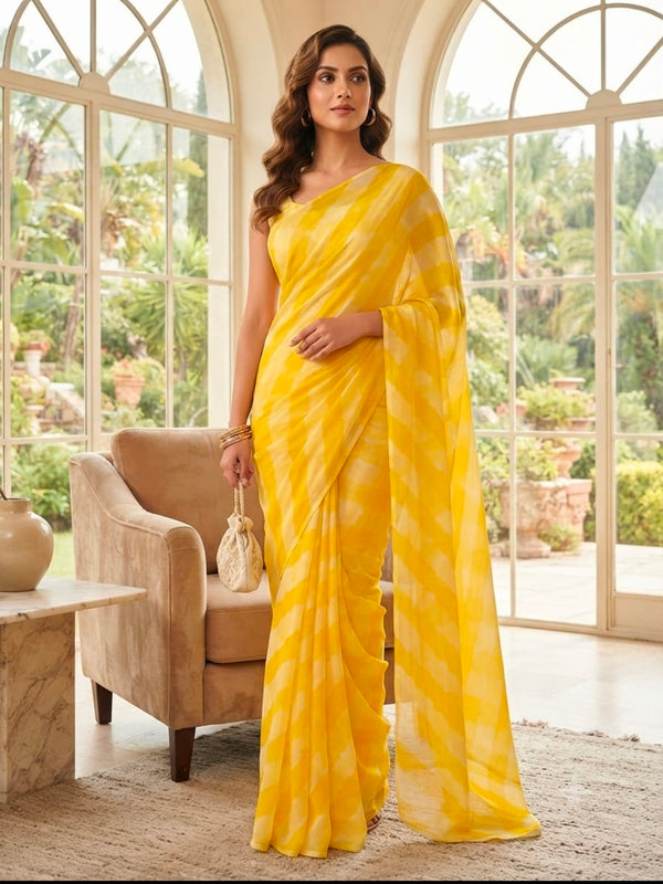 Leheriya Saree