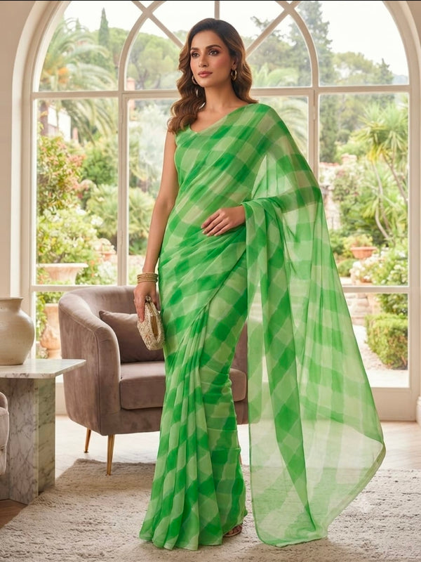 Leheriya Saree