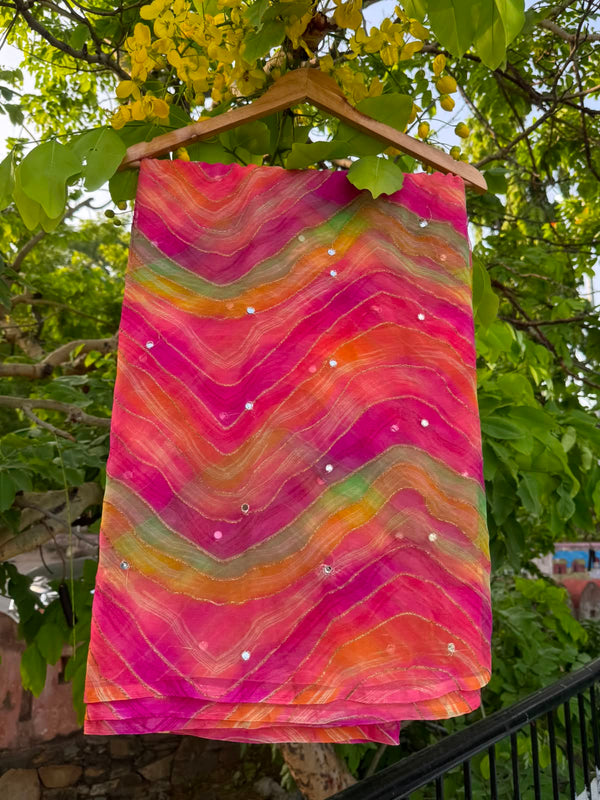 Leheriya Saree