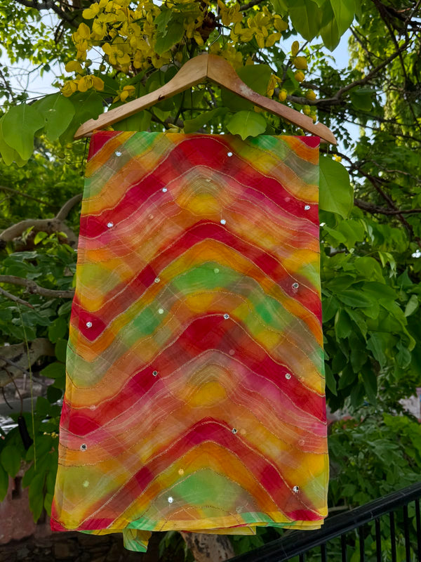 Leheriya Saree