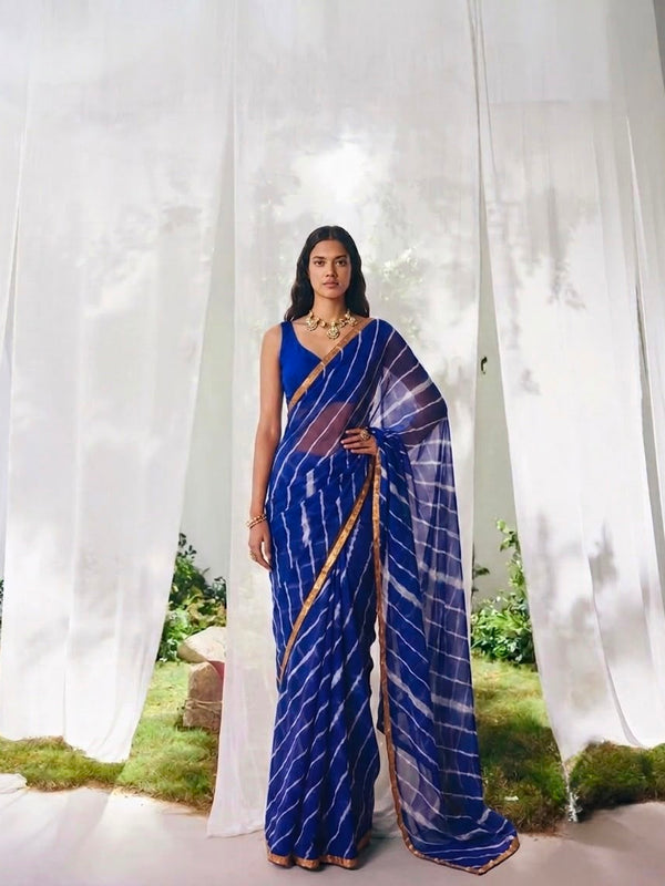 Leheriya Saree