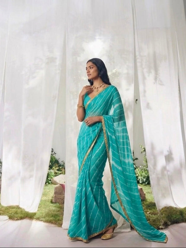 Leheriya Saree