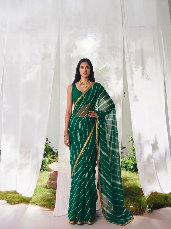 Leheriya Saree