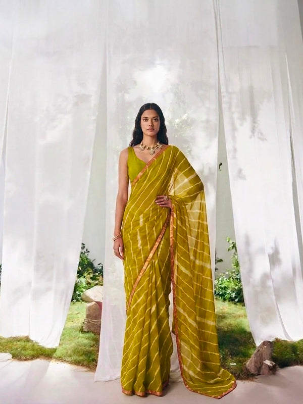 Leheriya Saree