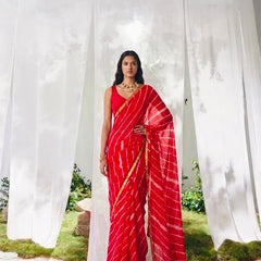 Leheriya Saree