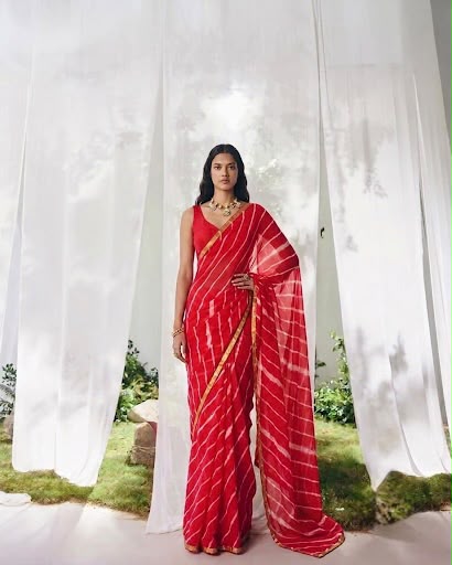 Leheriya Saree