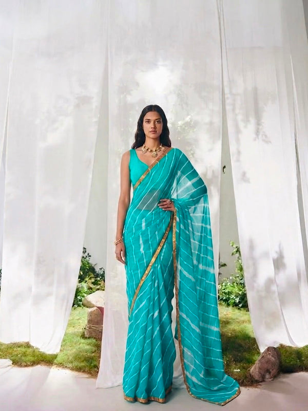 Leheriya Saree