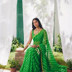 Leheriya Saree