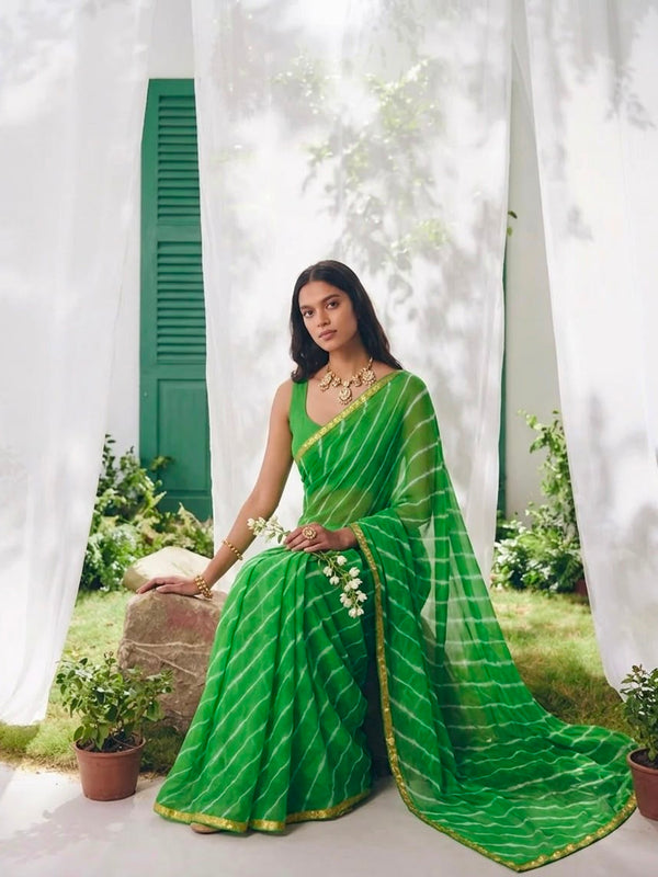 Leheriya Saree