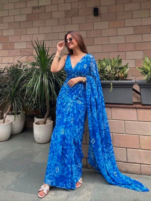 Leheriya Saree