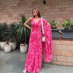 Leheriya Saree