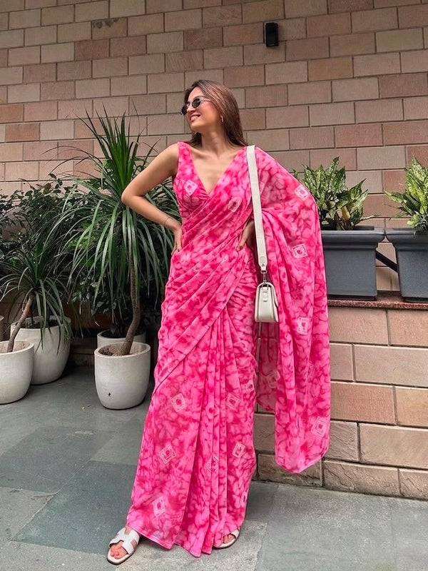 Leheriya Saree