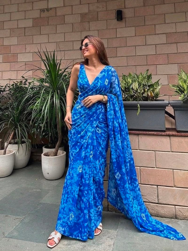 Leheriya Saree