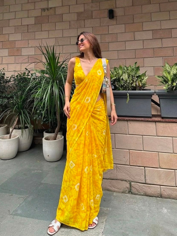 Leheriya Saree