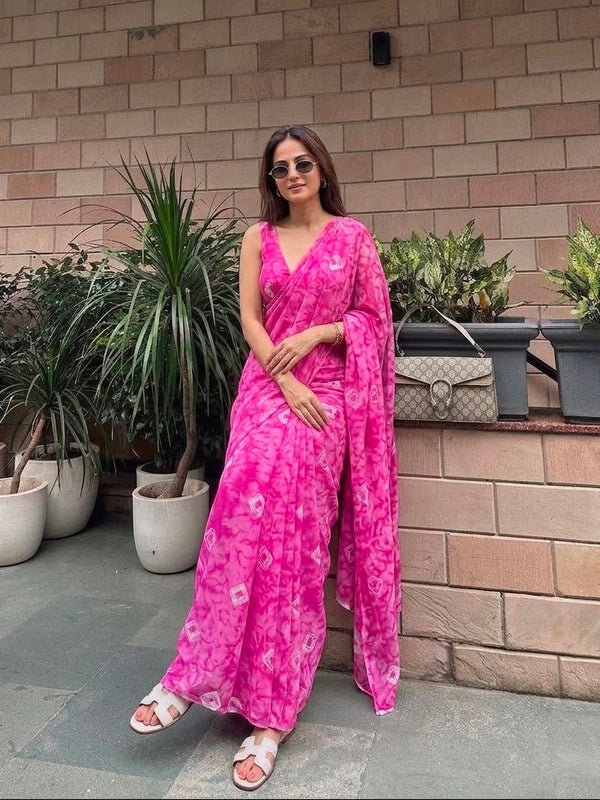 Leheriya Saree