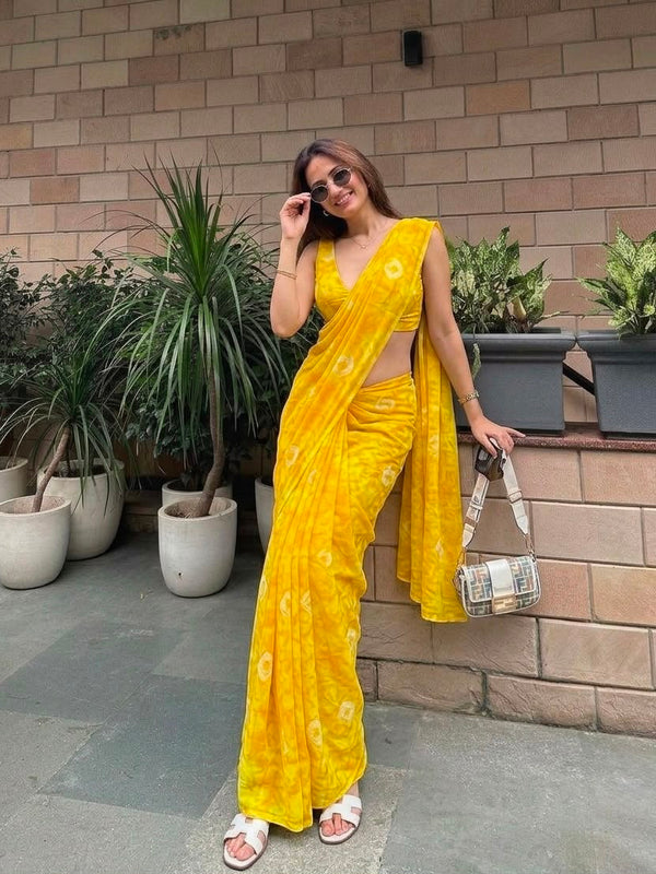 Leheriya Saree