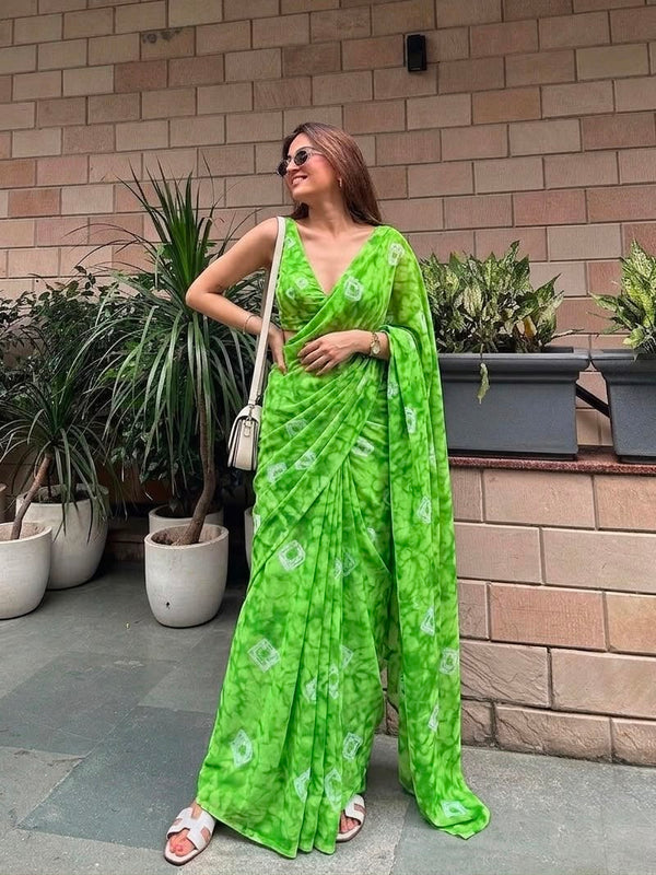 Leheriya Saree