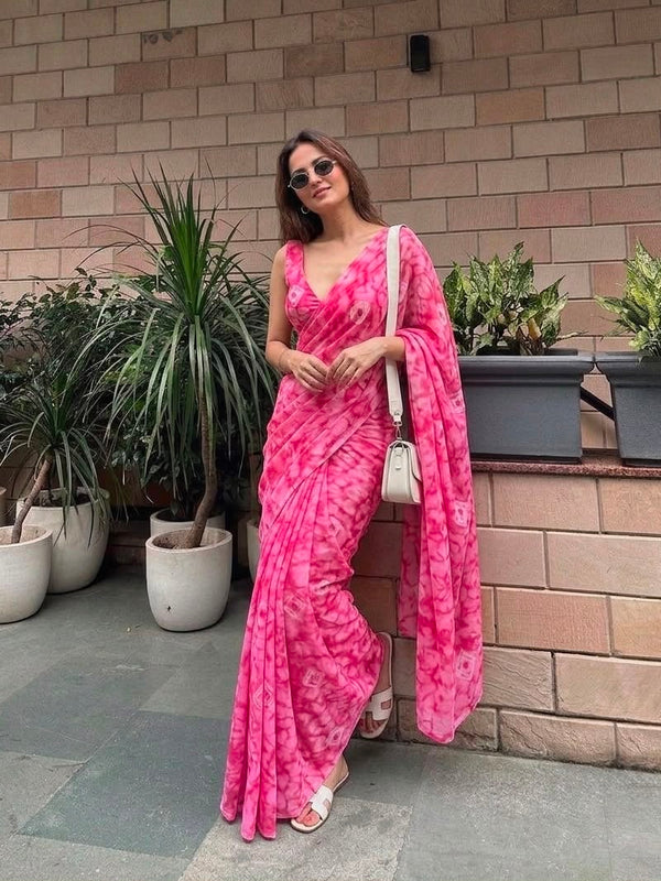Leheriya Saree
