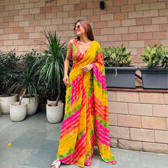 Leheriya Saree