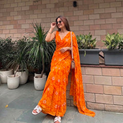 Leheriya Saree