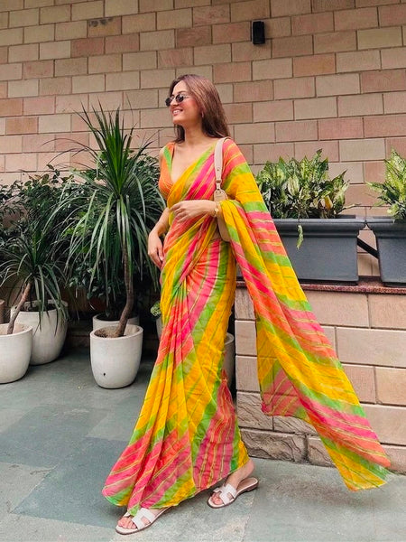 Leheriya Saree