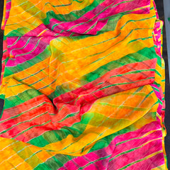 Leheriya Saree