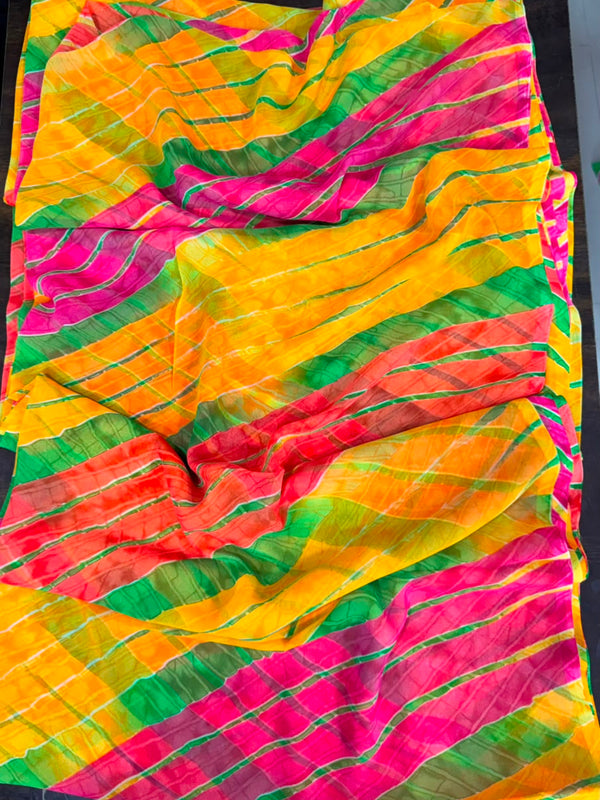 Leheriya Saree