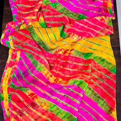 Leheriya Saree