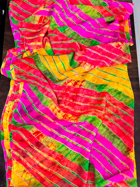 Leheriya Saree