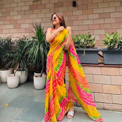 Leheriya Saree
