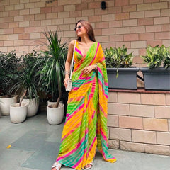 Leheriya Saree