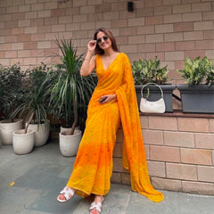Leheriya Saree