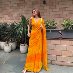 Leheriya Saree