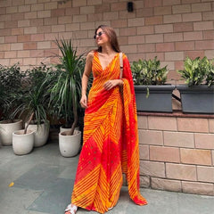 Leheriya Saree