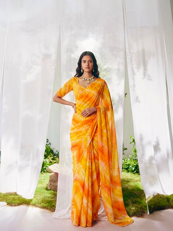 Leheriya Saree