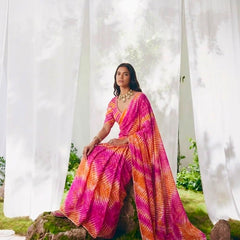 Leheriya Saree
