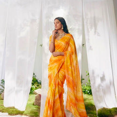 Leheriya Saree