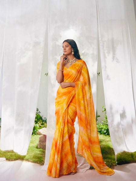 Leheriya Saree