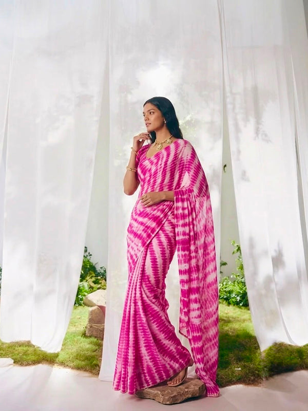 Leheriya Saree