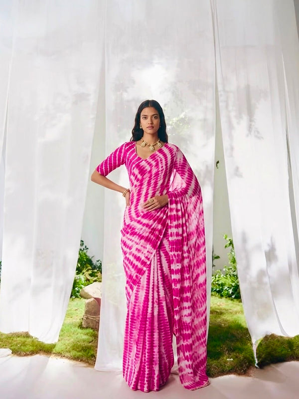 Leheriya Saree