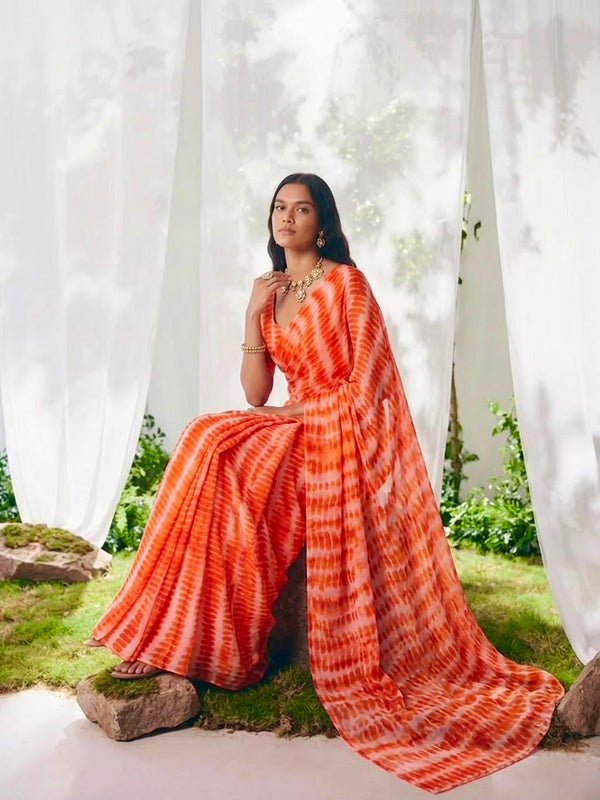Leheriya Saree