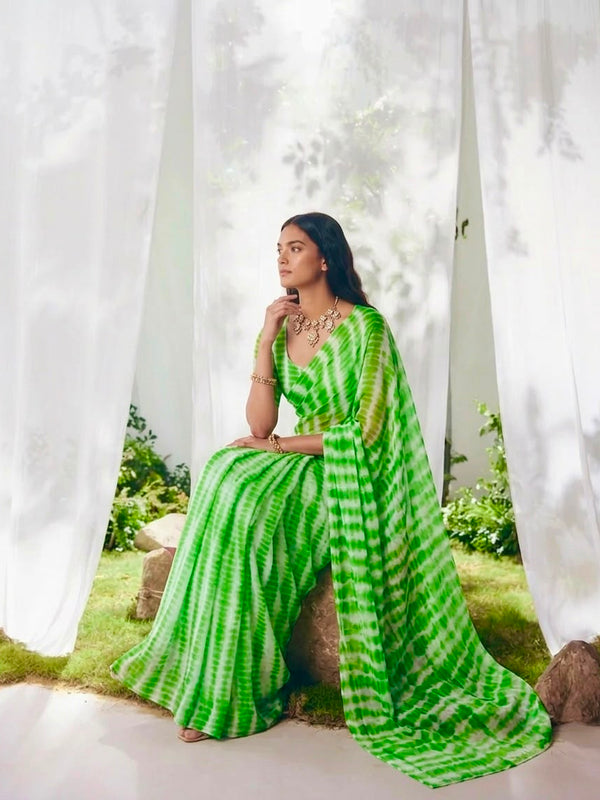 Leheriya Saree