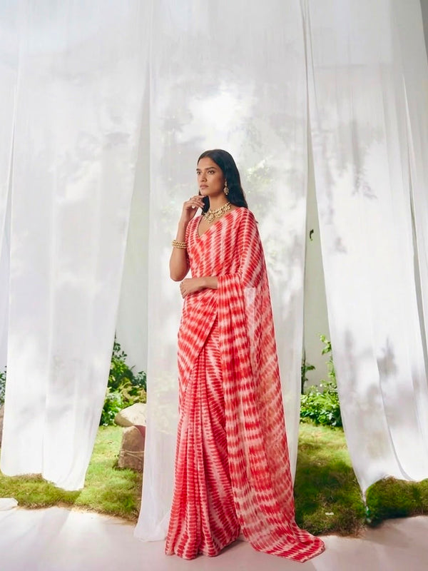 Leheriya Saree