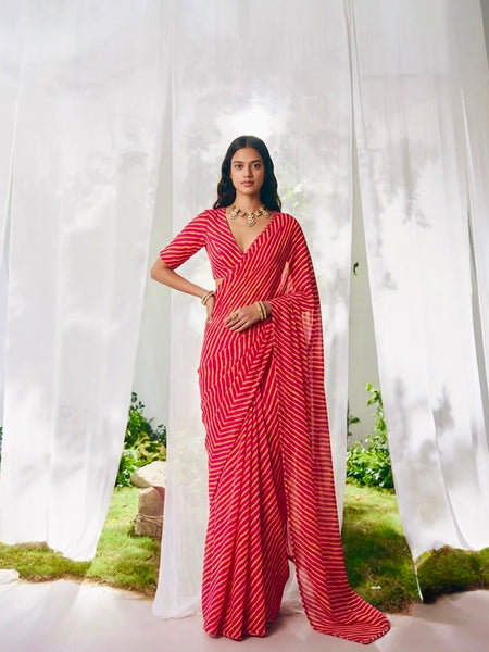 Leheriya Saree