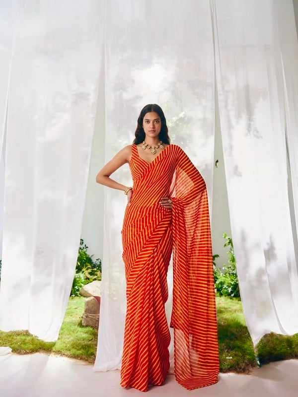 Leheriya Saree
