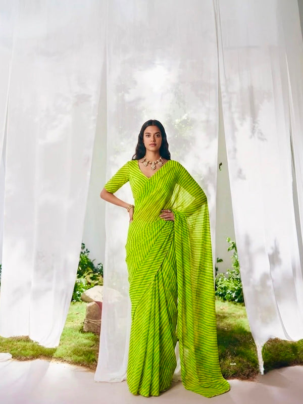 Leheriya Saree