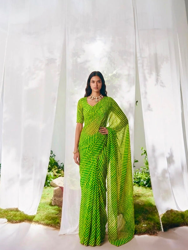 Leheriya Saree